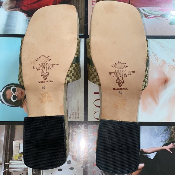 Amy Gladstone open toe slip on sandal size 7 - Picture 7 of 7